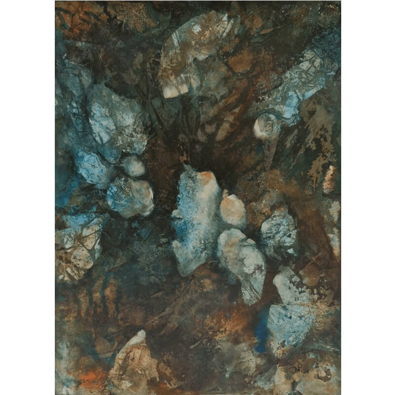 Rocks & Stones – Acrylinkt op papier – Afbeelding 1