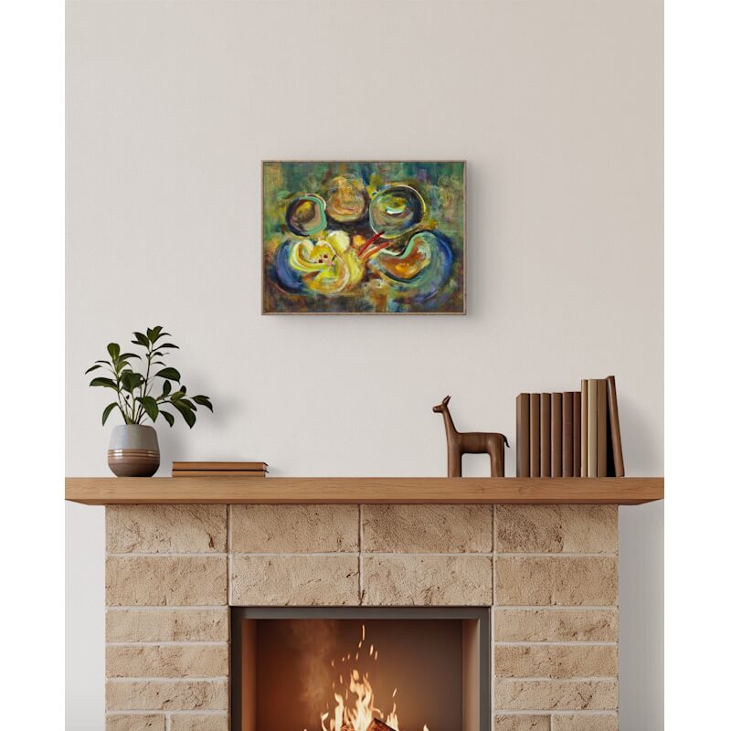 Potato eaters - Acrylverf op doek – Afbeelding 2