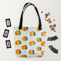 Tote bag Halloween pumpkins – Afbeelding 1