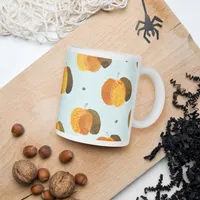 Witte mok Halloween Pumpkins – Afbeelding 1