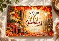 A YEAR OF HIS GOODNESS 2027 CALENDAR (With Master Resell Rights) – Image 1