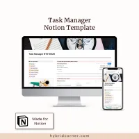 Task Manager Notion Template  – Image 1