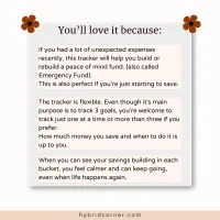 3-Bucket Savings Tracker Notion Template  – Image 4