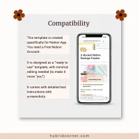 3-Bucket Savings Tracker Notion Template  – Image 5