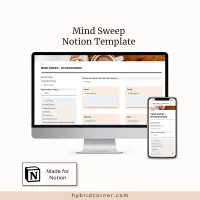 Mind Sweep Notion Template – Image 1