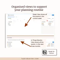 Personal Events Calendar Notion Template – Image 4