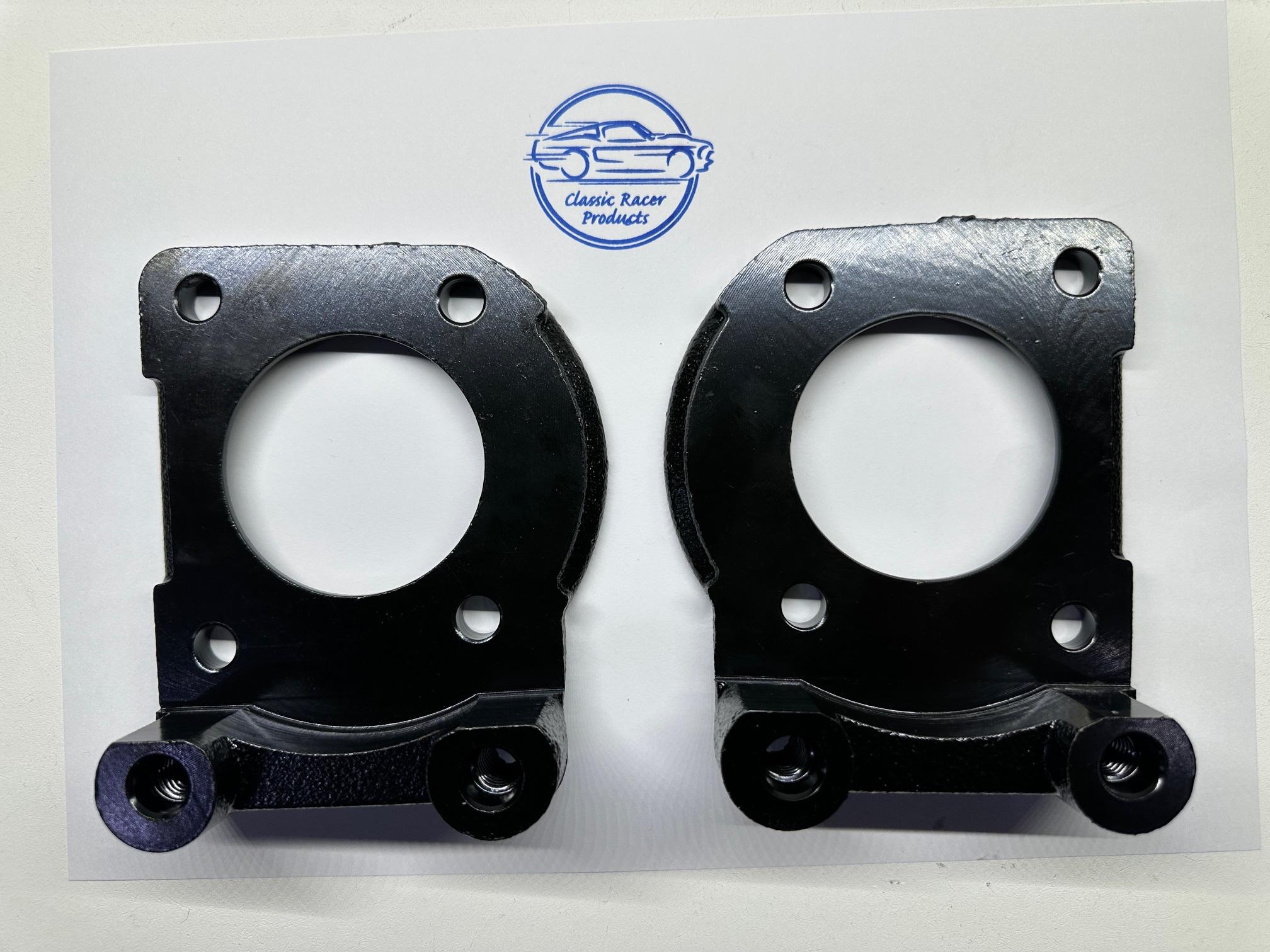  1964-67 Ford Mustang/Cougar/Fairlane Front Disc Brake K/H Caliper Brackets PAIR – Image 2