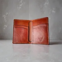 Vertical Folder Leather Wallet – Image 3
