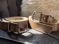 Olive Bridle Leather Belt – Image 4