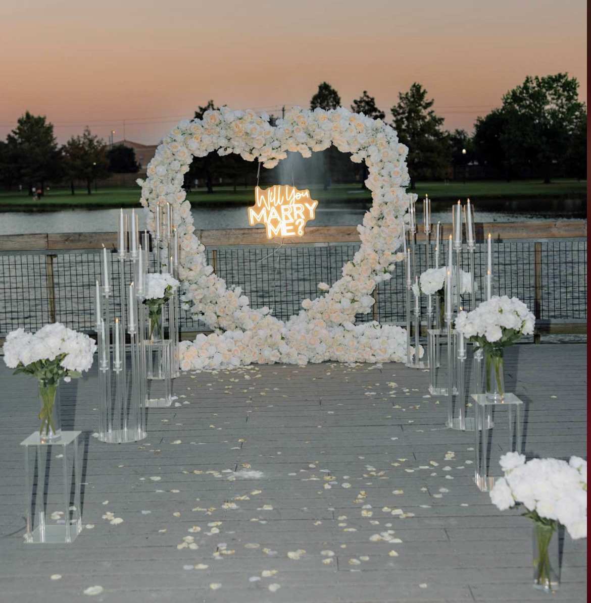 💍  Standard Package Romantic Wedding Proposal Setup   – Image 4