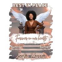 In Loving Memory Obituary Flyer – Image 1