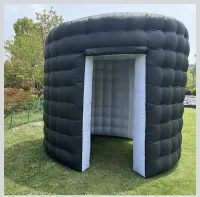 Black Inflatable LED Photo Booth Tent Rental – Image 5
