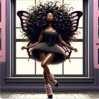  ✨ African American Jazzy Fairies PNG Bundle – Image 6