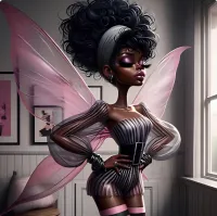  ✨ African American Jazzy Fairies PNG Bundle – Image 4