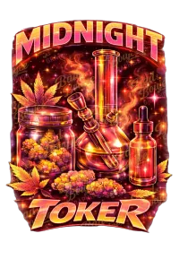  🌿 Midnight Toker HIGH VIBES (420) PNG  – Image 1