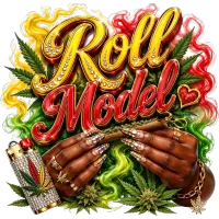  🌿 Roll Model HIGH VIBES (420) PNG  – Image 1