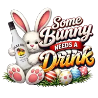  Bunny Needs a Drink PNG Bundle | Funny Easter Bunny Clipart  – Image 6