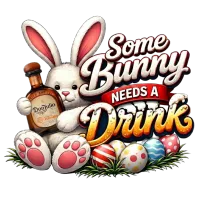  Bunny Needs a Drink PNG Bundle | Funny Easter Bunny Clipart  – Image 4