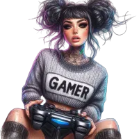  🎮 Gaming Is My Happy Place PNG – Image 1