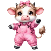 Adorable Pink Farm Pig PNG Bundle – Image 8