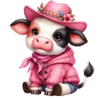 Adorable Pink Farm Pig PNG Bundle – Image 2