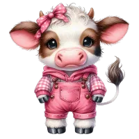 Adorable Pink Farm Pig PNG Bundle – Image 3