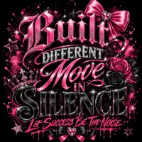  BUILT DIFFERENT MOVE IN SILENCE PNG – Image 1