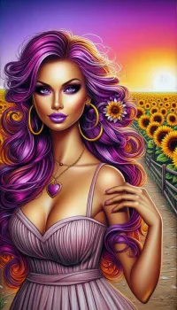 Beautiful as the Sun Rays Female PNG Bundle – Image 8