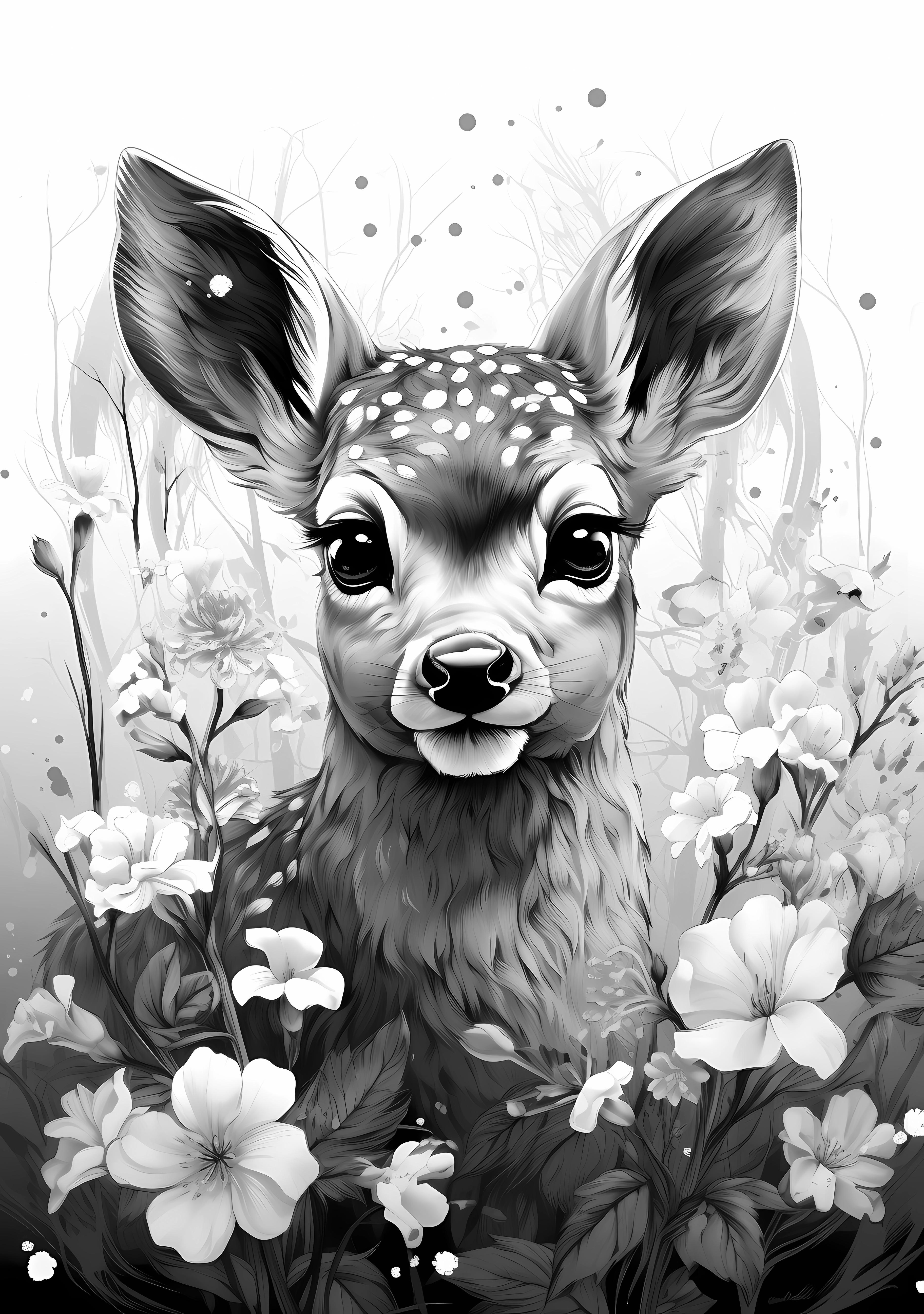 Adorable Black & White Animal PNG Bundle – Image 2