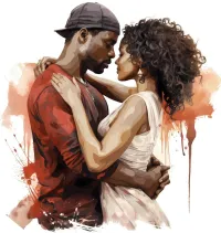 African American Couple PNG Bundle – Image 9