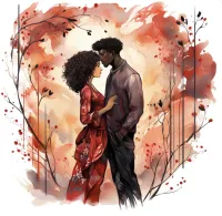 African American Couple PNG Bundle – Image 7
