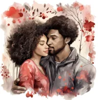 African American Couple PNG Bundle – Image 3