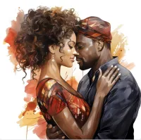 African American Couple PNG Bundle – Image 4