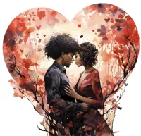 African American Couple PNG Bundle – Image 5