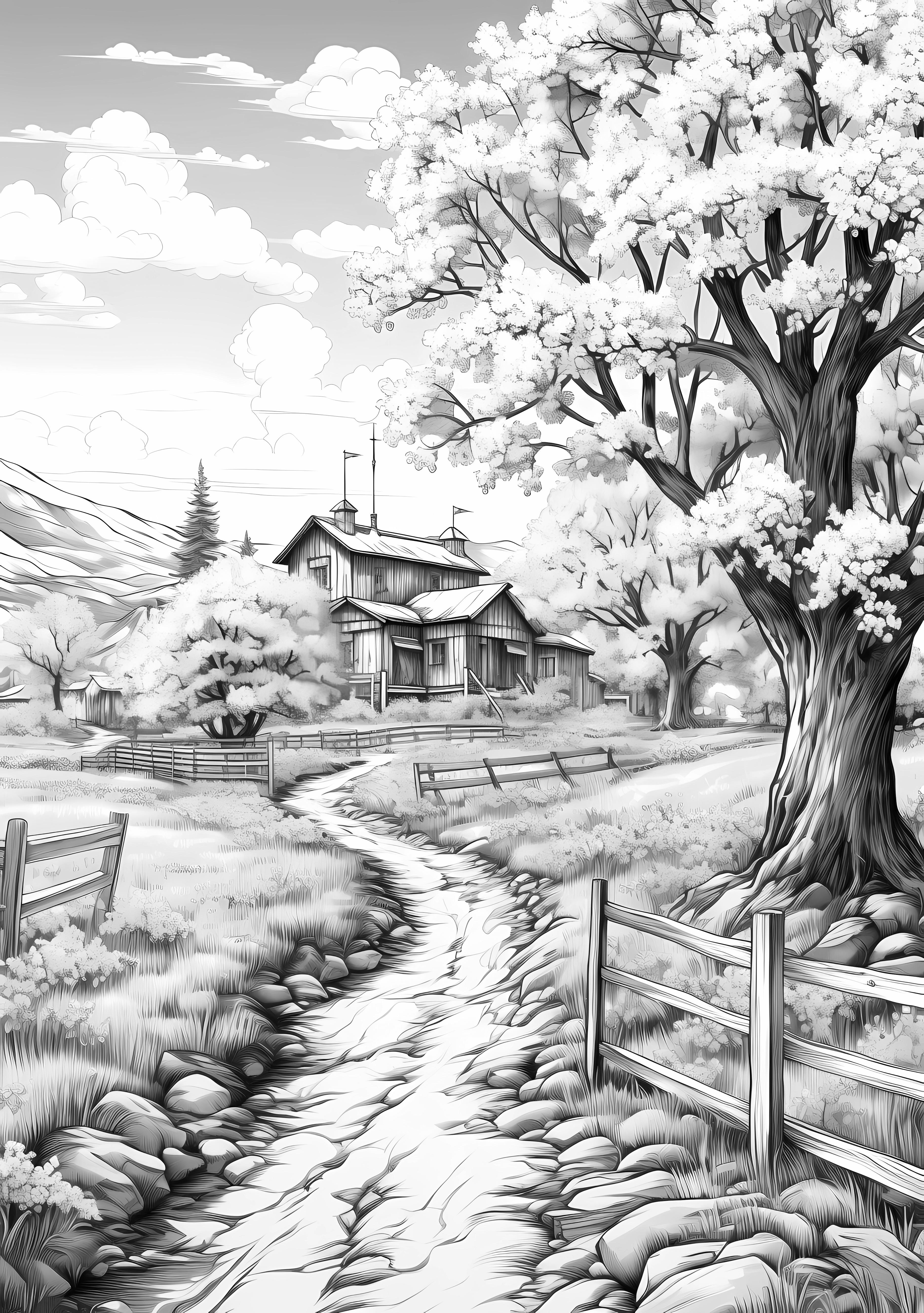 Farm Coloring Pages – Image 8