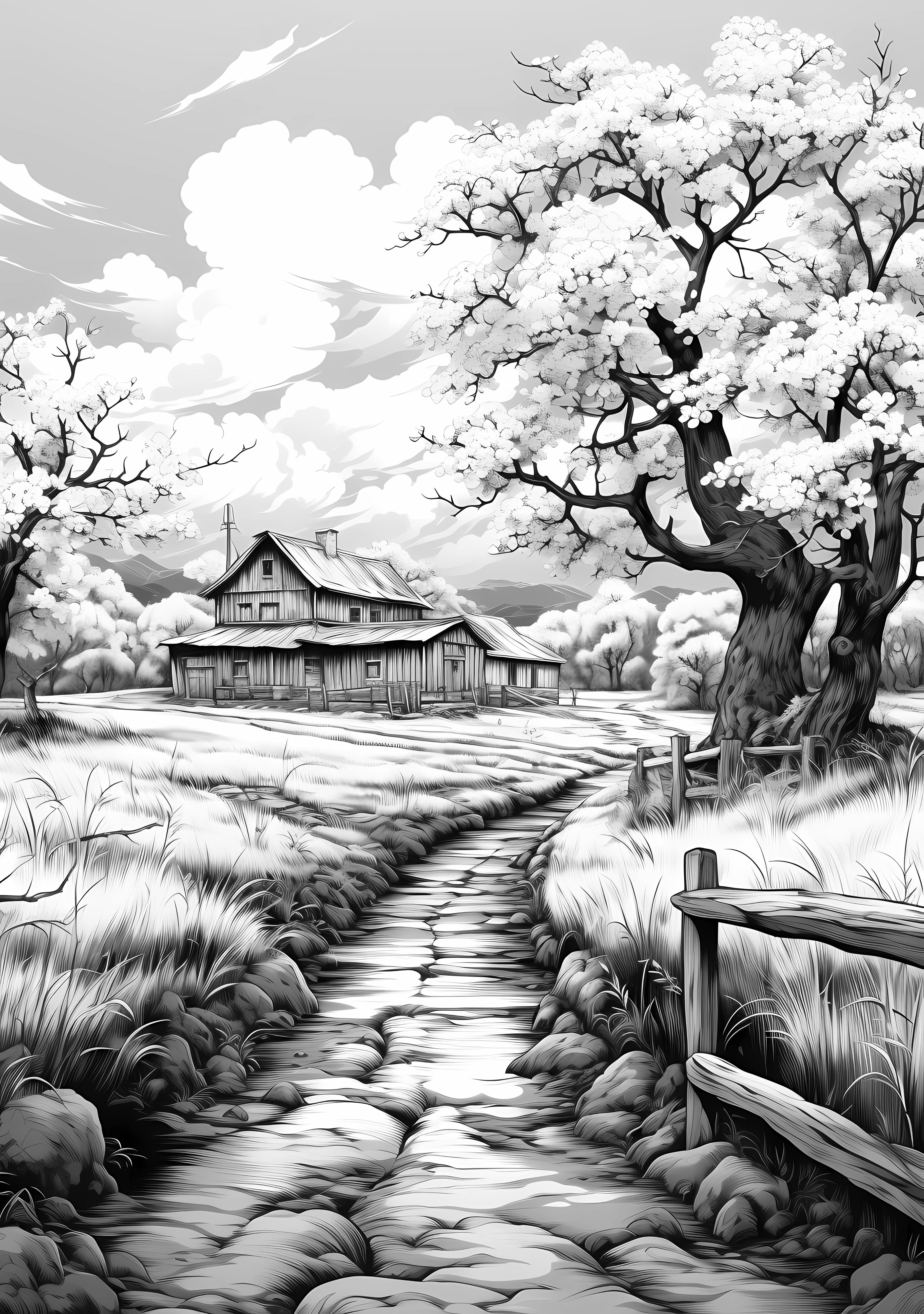 Farm Coloring Pages – Image 9