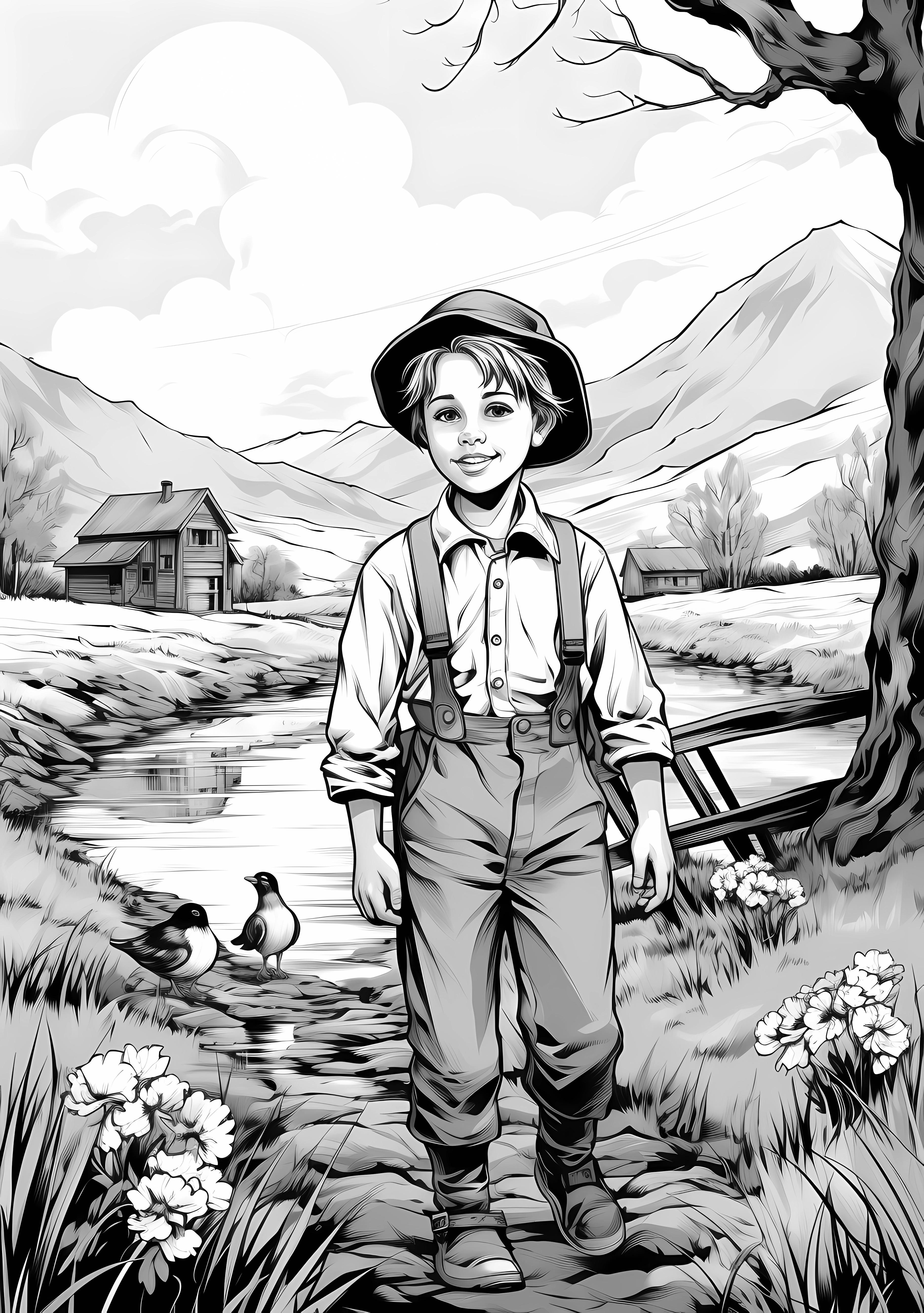 Farm Coloring Pages – Image 10