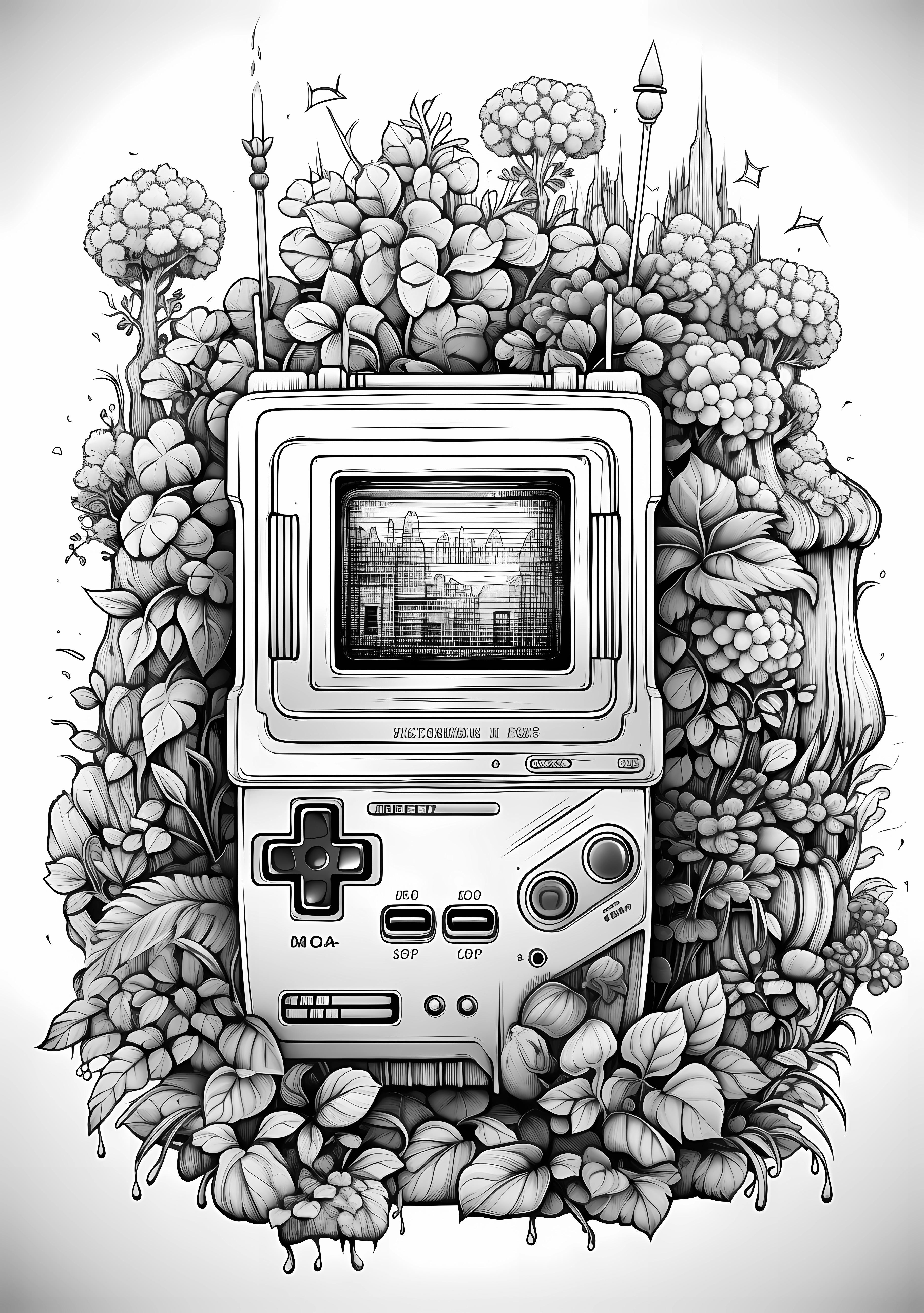 90's Coloring Pages  – Image 8