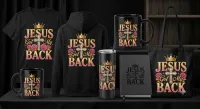  ✝️ Jesus Got My Back PNG – Image 1