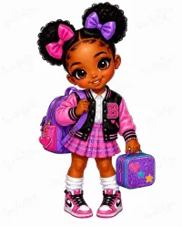  Cute Kiddo Dressed Adorably PNG Bundle – Image 3