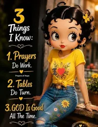 3 Things I Know Betty Boop PNG – Image 1