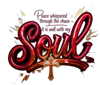  ✝️ Peace Whispered Through the Chaos It Is Well With My Soul PNG – Image 4