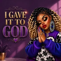 Black, Beautiful & Blessed Female Friends PNG  – Image 1
