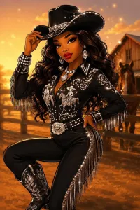 Cowgirl Glam PNG  – Image 1