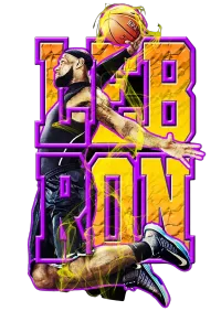  Basketball Legend Inspired PNG  – Image 2