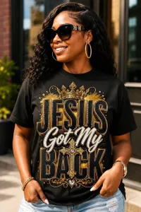  ✝️ Jesus Got My Back PNG – Image 1