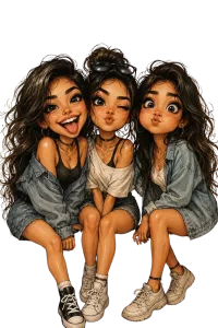 BESTIES Friends PNG  – Image 1