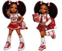 Adorably Cute & Bougie Chibi Teen Girl PNG Bundle – Image 5