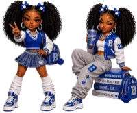 Adorably Cute & Bougie Chibi Teen Girl PNG Bundle – Image 9