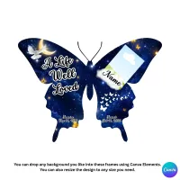  Editable Butterfly Memorial Template – Image 3